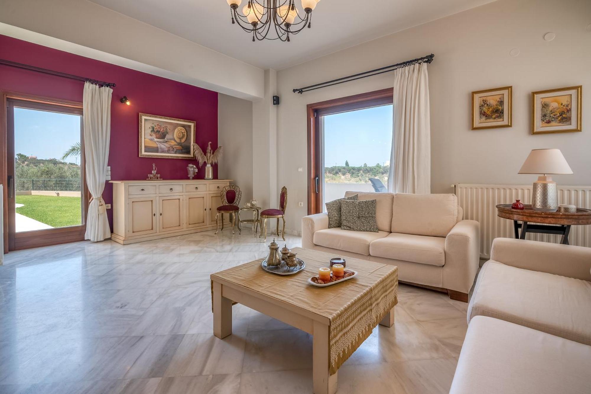 Nikola's Villa Stalos Chania Exterior foto
