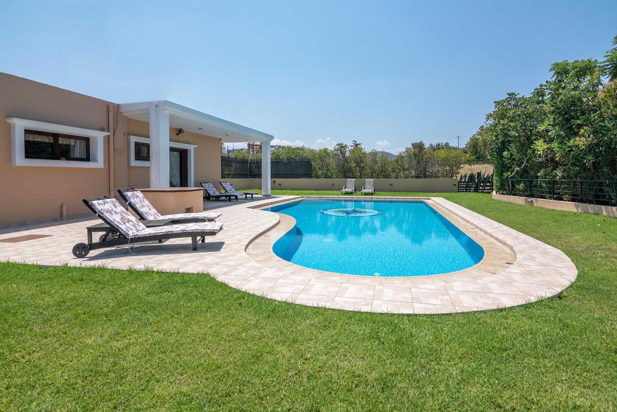 Nikola's Villa Stalos Chania Exterior foto