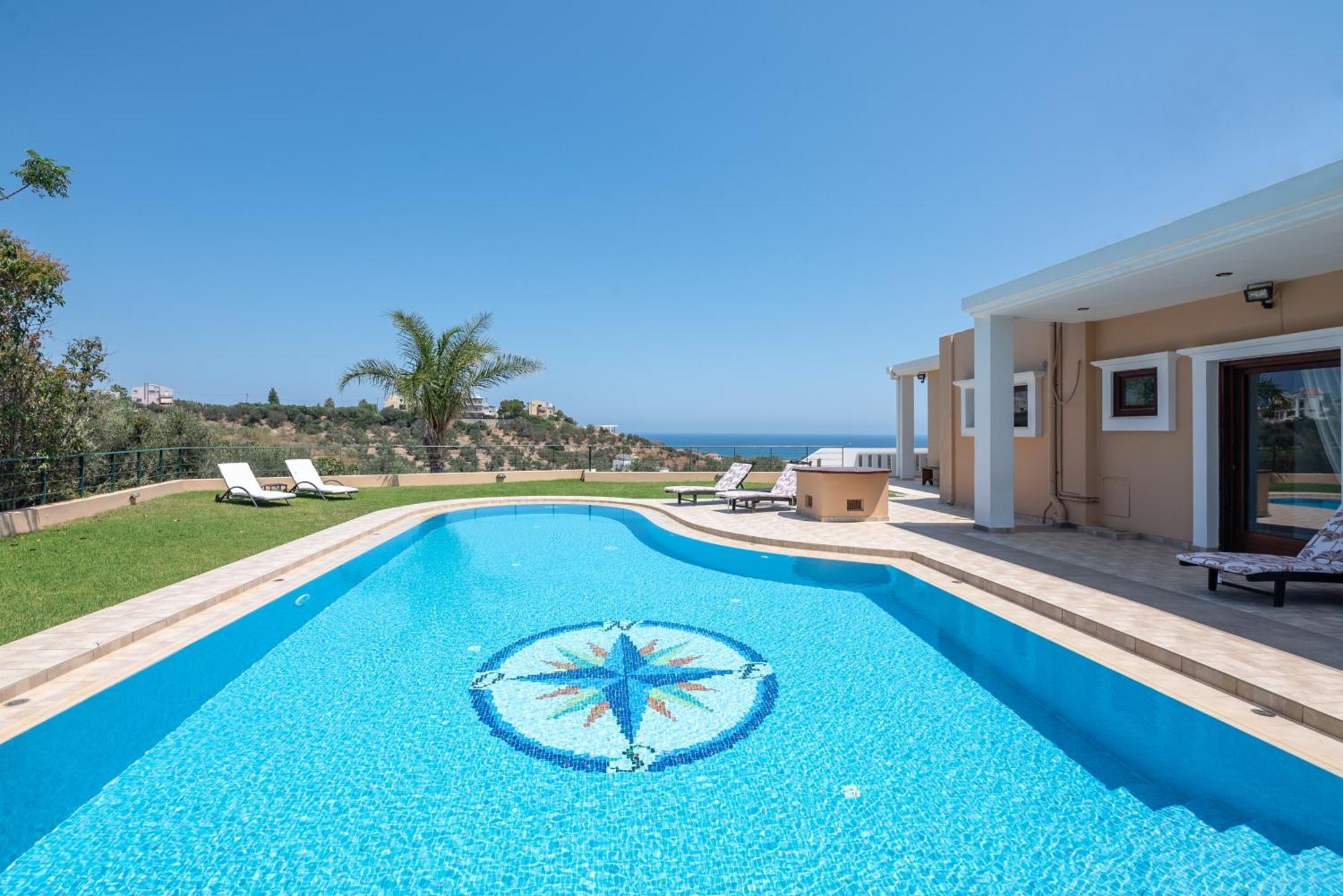 Nikola's Villa Stalos Chania Exterior foto