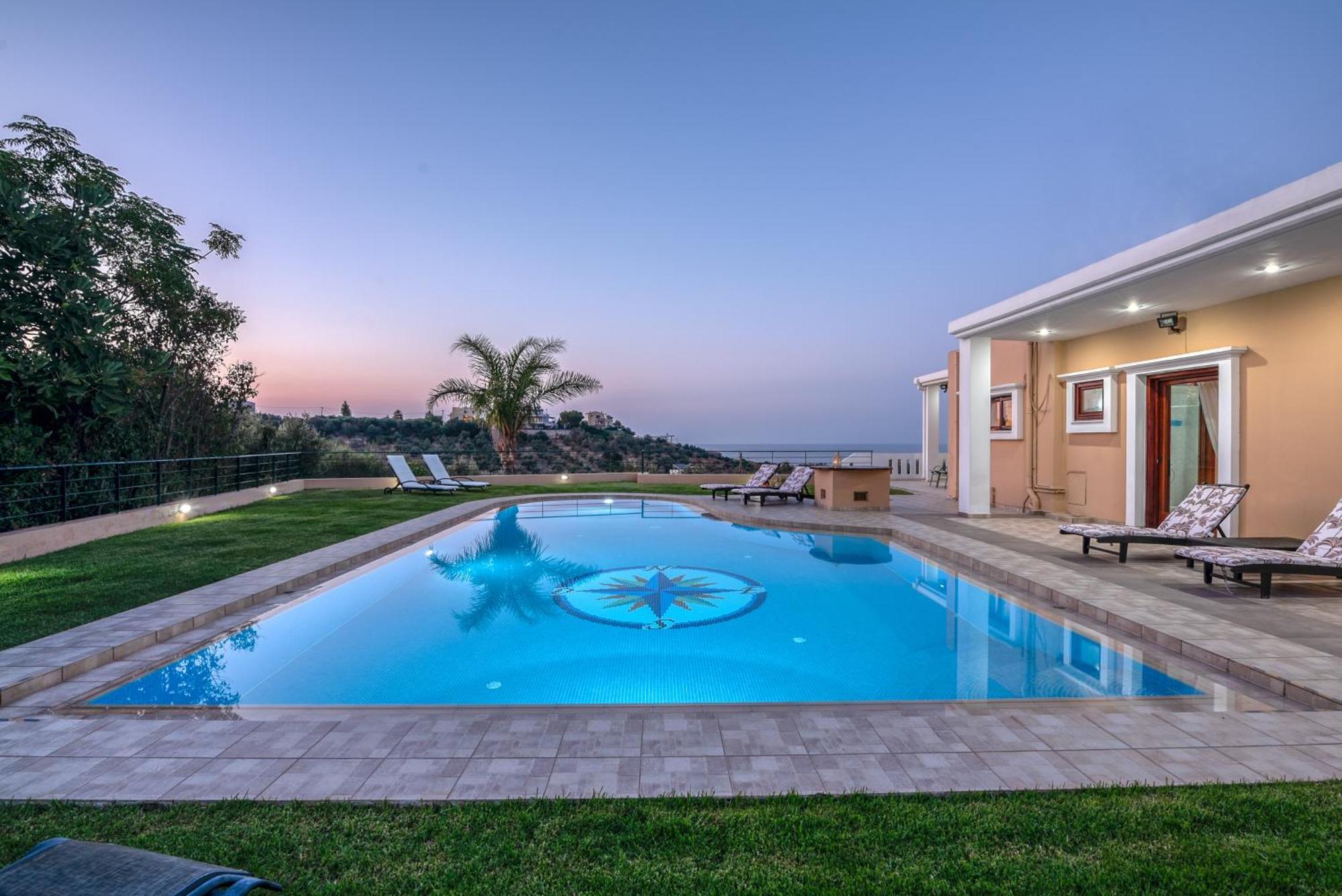 Nikola's Villa Stalos Chania Exterior foto