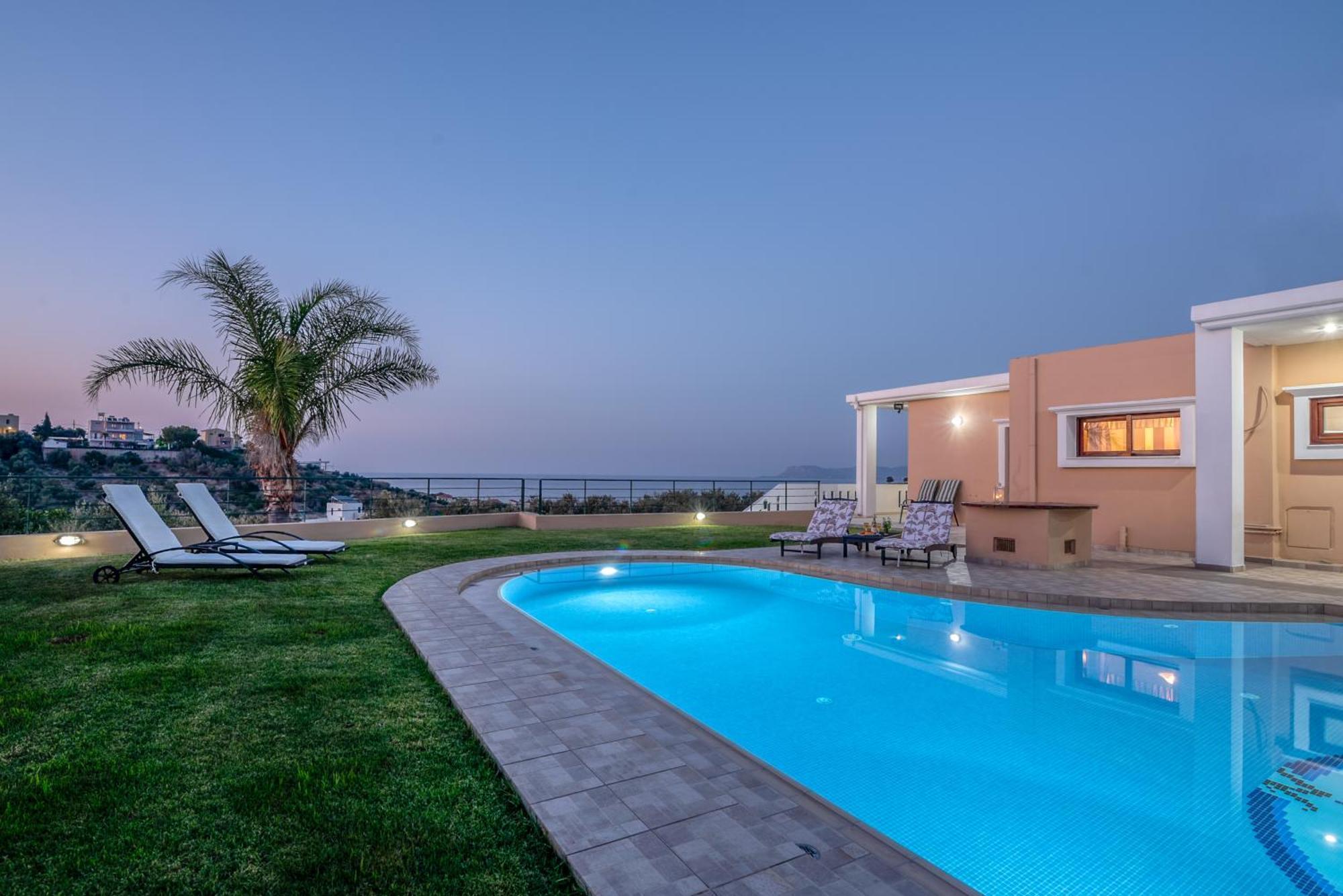 Nikola's Villa Stalos Chania Exterior foto