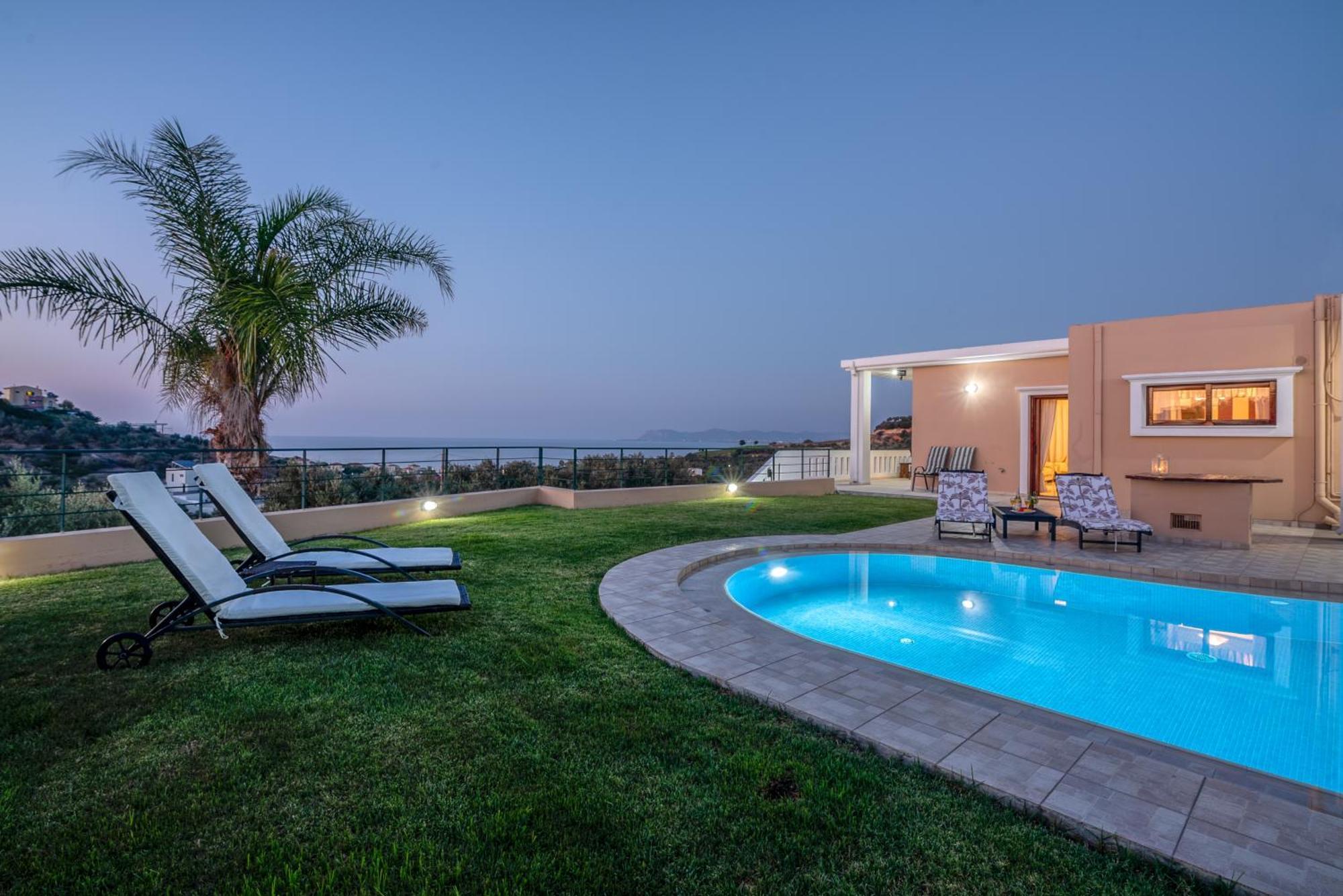 Nikola's Villa Stalos Chania Exterior foto