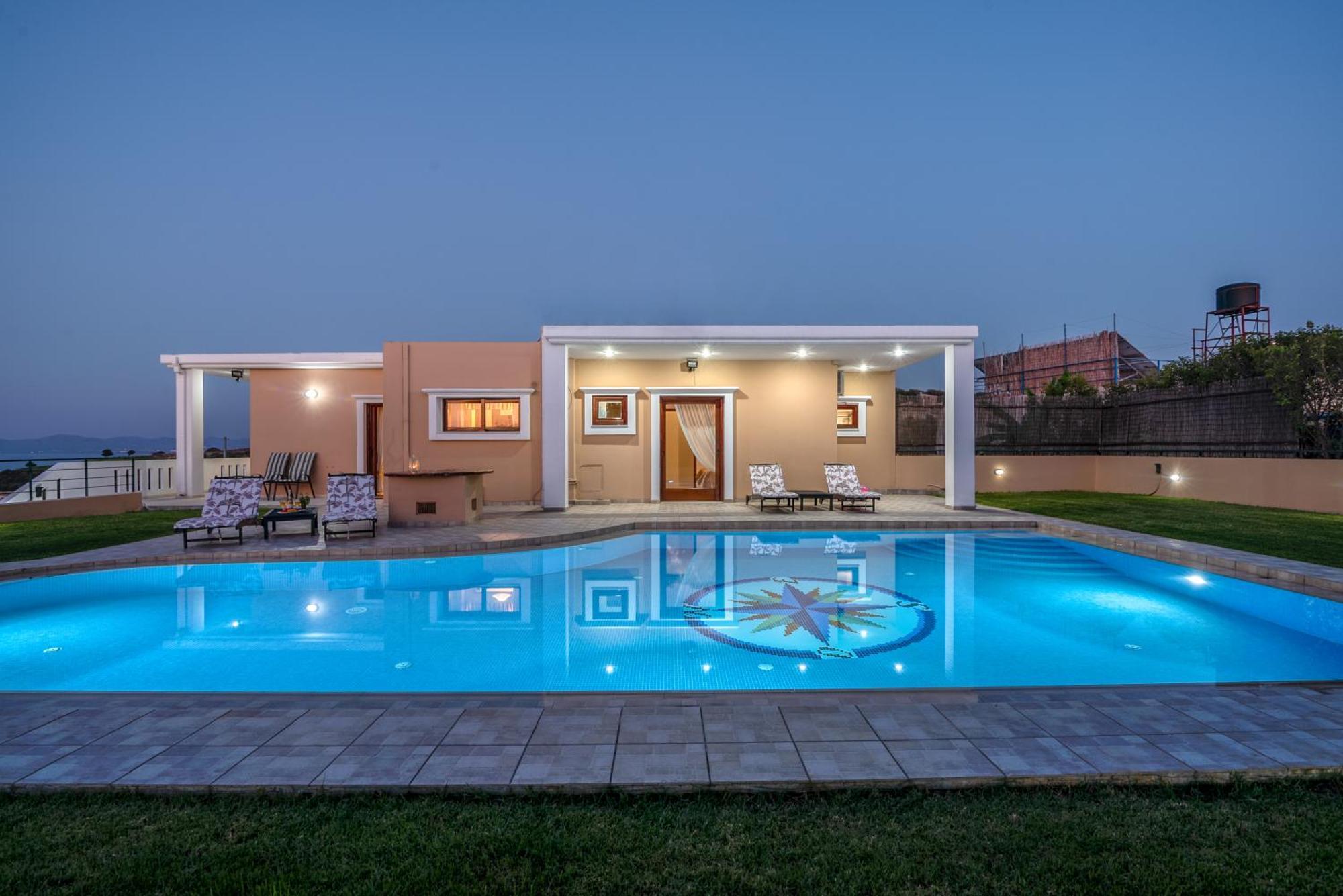 Nikola's Villa Stalos Chania Exterior foto